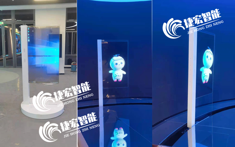 OLED透明顯示屏效果展示